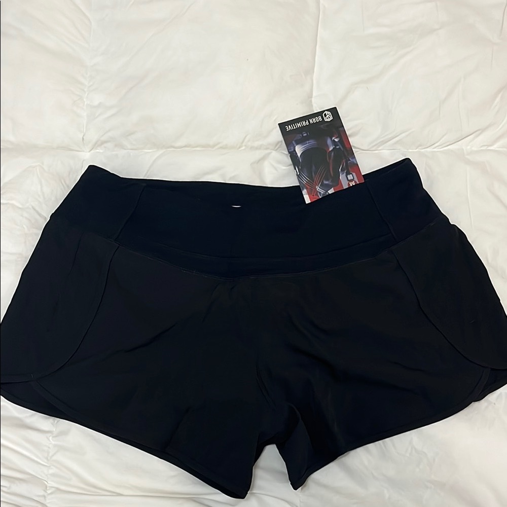 Born Primitive Black Athletic Shorts